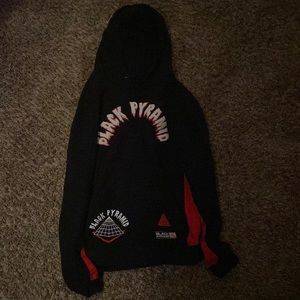 black pyramid hoodie